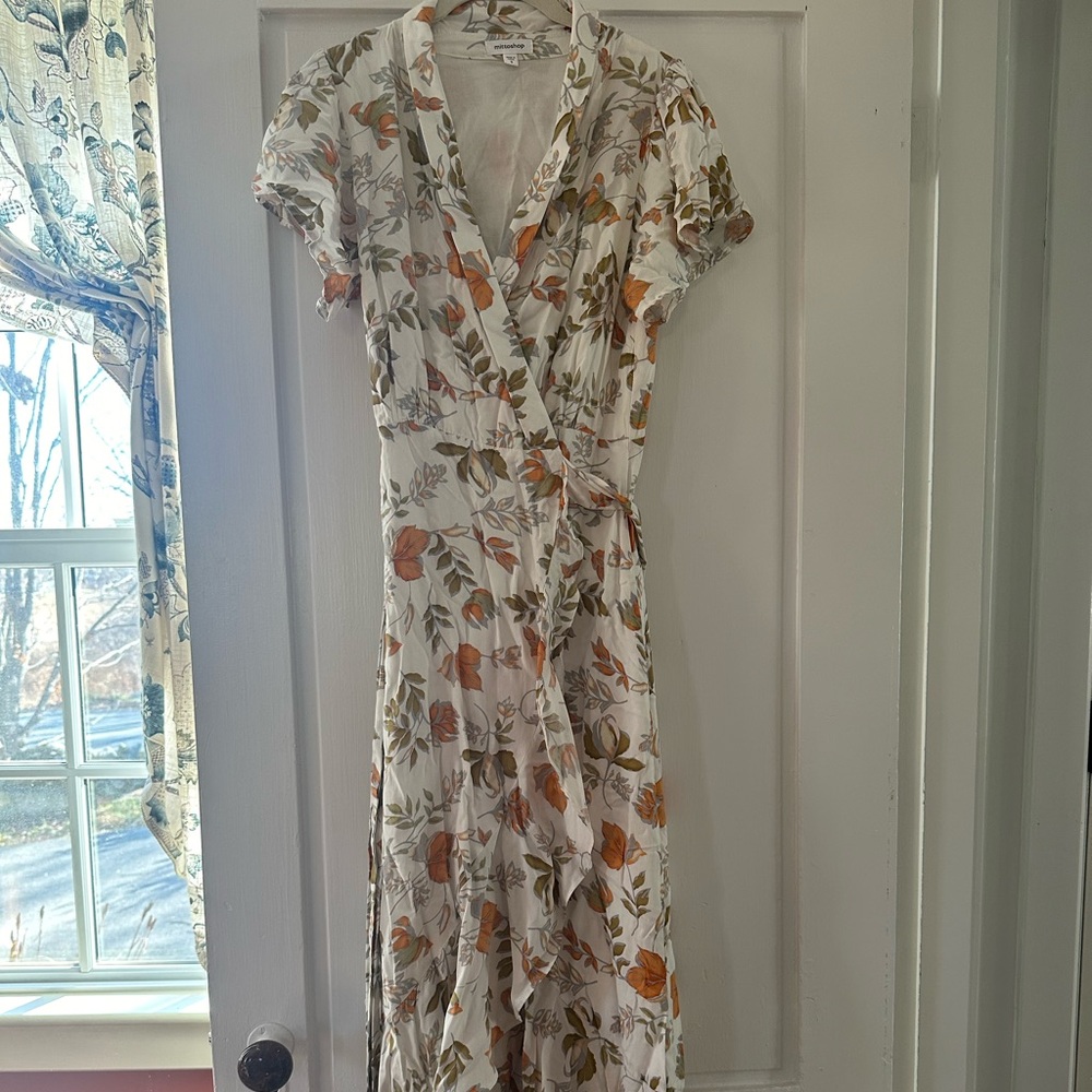 Mittoshop Leafy Wrap Dress